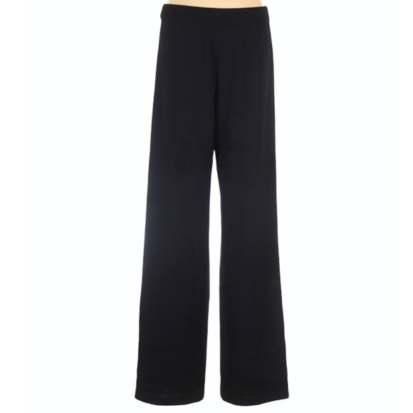 SOLD ST. JOHN Collection Wool Knit Wide Leg Pant - Picture 7 of 8